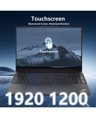 ThinkPad E16 16" Traditional Laptop Intel Core Ultra 7 16GB RAM Intel Graphics 512GB SSD Storage Windows 11 Pro 60Hz - Black
