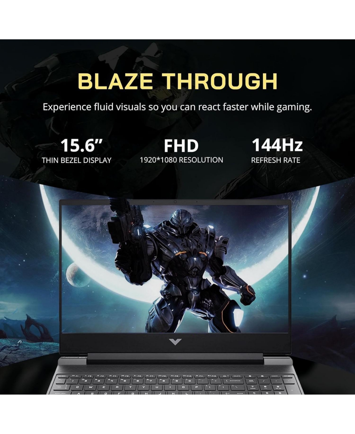 Hp Victus Gaming Traditional Laptop Amd Ryzen Ai 7 350 16GB Ram Nvidia GeForce Rtx 5060 512GB Ssd Storage Windows 11