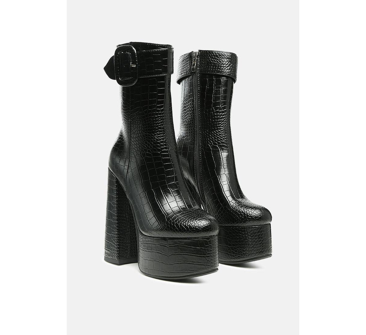 Bumpy Platform Bootie Women