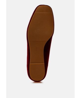 Womens Tromso Iconic Tassel Detail Velvet Loafers