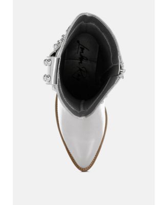 Womens Altair Studded Harness Detail Boots