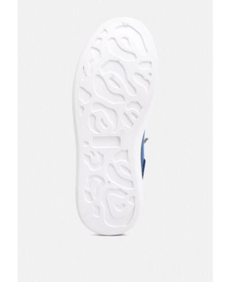 Womens Ena Rhinestone Embellished Denim Sneakers