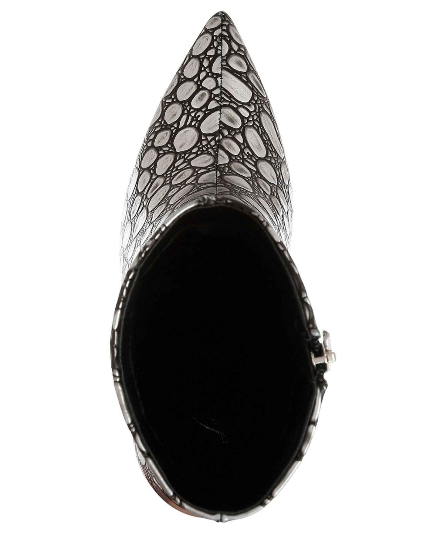 Женские ботинки London Rag Moolah Embossed Stiletto Heel Ankle, цвет: Чёрный — фото 6