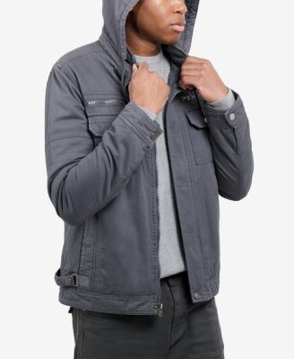 Men's Hooded Military Jacket