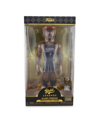 Philadelphia 76ers NBA Gold 12 Inch Allen Iverson CHASE Vinyl Figure