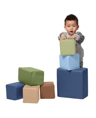 SoftZone Toddler Foam Building Blocks, Contemporary, 7-Piece