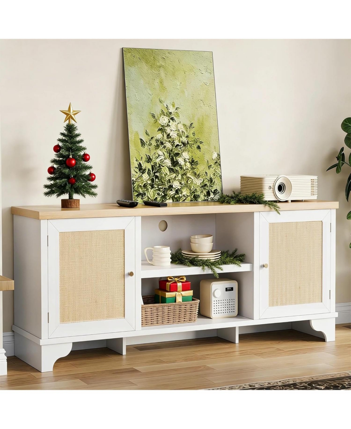 Gaomon Rattan Tv St… - image