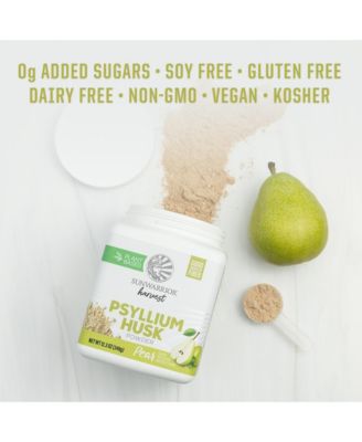 US Harvest Psyllium Husk Powder Pear 348.6g Tub (50 srv)