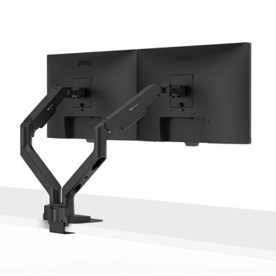 BDH01 Ergonomic Desk Mount Dual Monitor Arm, Black