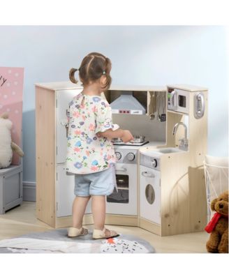 Large Kids Kitchen Playset with Lights Sounds and Cookware
