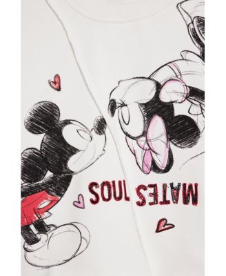 Girls's Mickey Mouse Kiss Sweatshirt