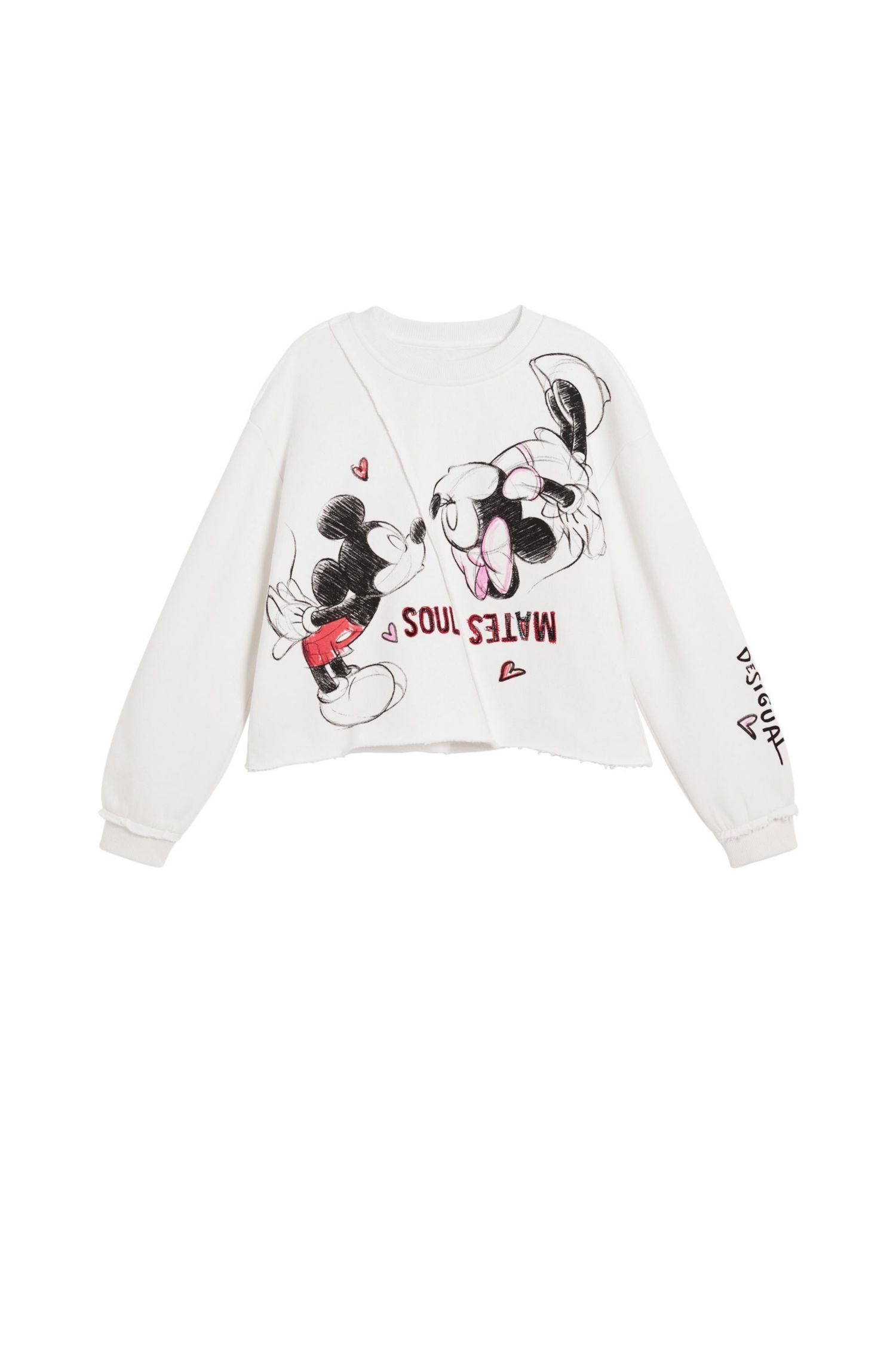 Girls's Mickey Mouse Kiss Sweatshirt