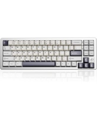 AL71 75% Mechanical Keyboard,Full Aluminum CNC,Hot Swappable Gasket,2.4GHz Wireless BT5.0/USB-C Wired,NKRO Programmable RGB Backlight Creamy