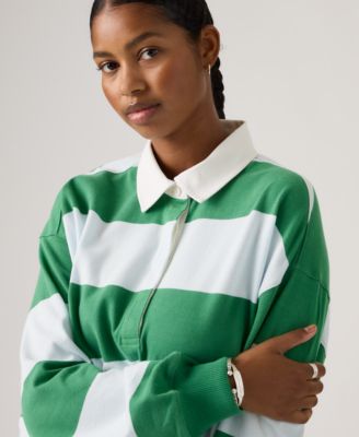 Women's Rugby Long-Sleeve Collared Top