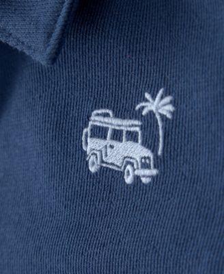 Boys' Toddler 2T-5T Car Collared Top and Shorts, 2-Piece Set