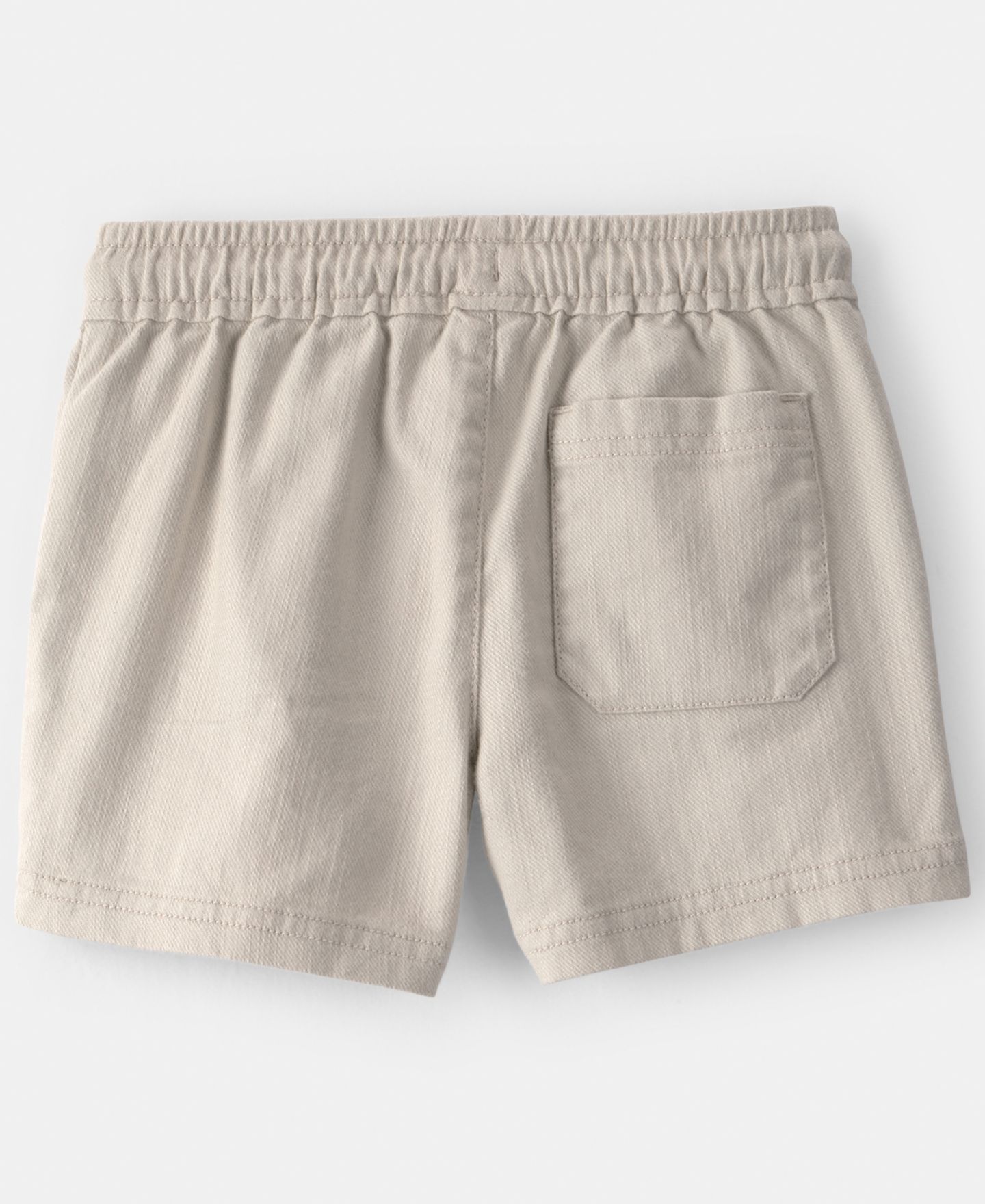 Шорты Carter's Elastic Waistband Twill Shorts для мальчиков-малышей, цвет: Бежевый — фото 2