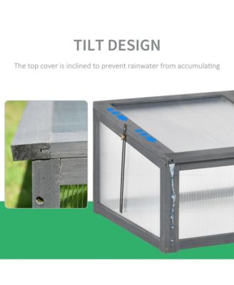 39" x 26" x 16" Wood Cold Frame house,