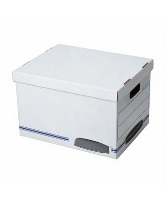 12 Pack Cardboard File Boxes with Removable Lids for Letter & Legal Docs