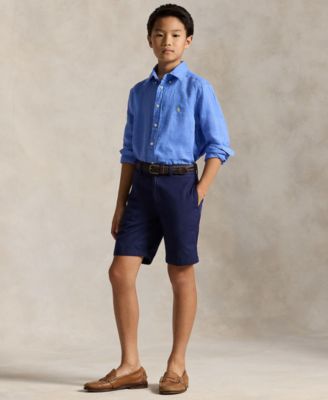 Boys 8-20 Linen Shirt
