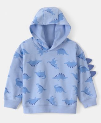 Boys' Toddler 2T-5T Dinosaur Print French Terry Hoodie