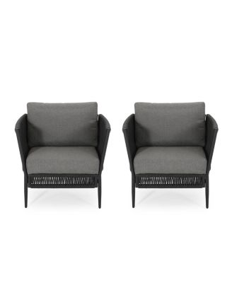 Outdoor Hanford Club Chair Dazzling Textures Exquisite Design Premium Patio Seating for Garden Backyard