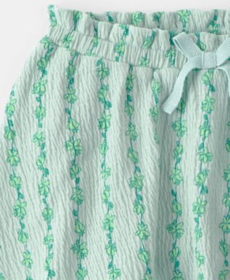 Baby Girls' Vine Short-Sleeve Top & Skirt, 2-Piece Set