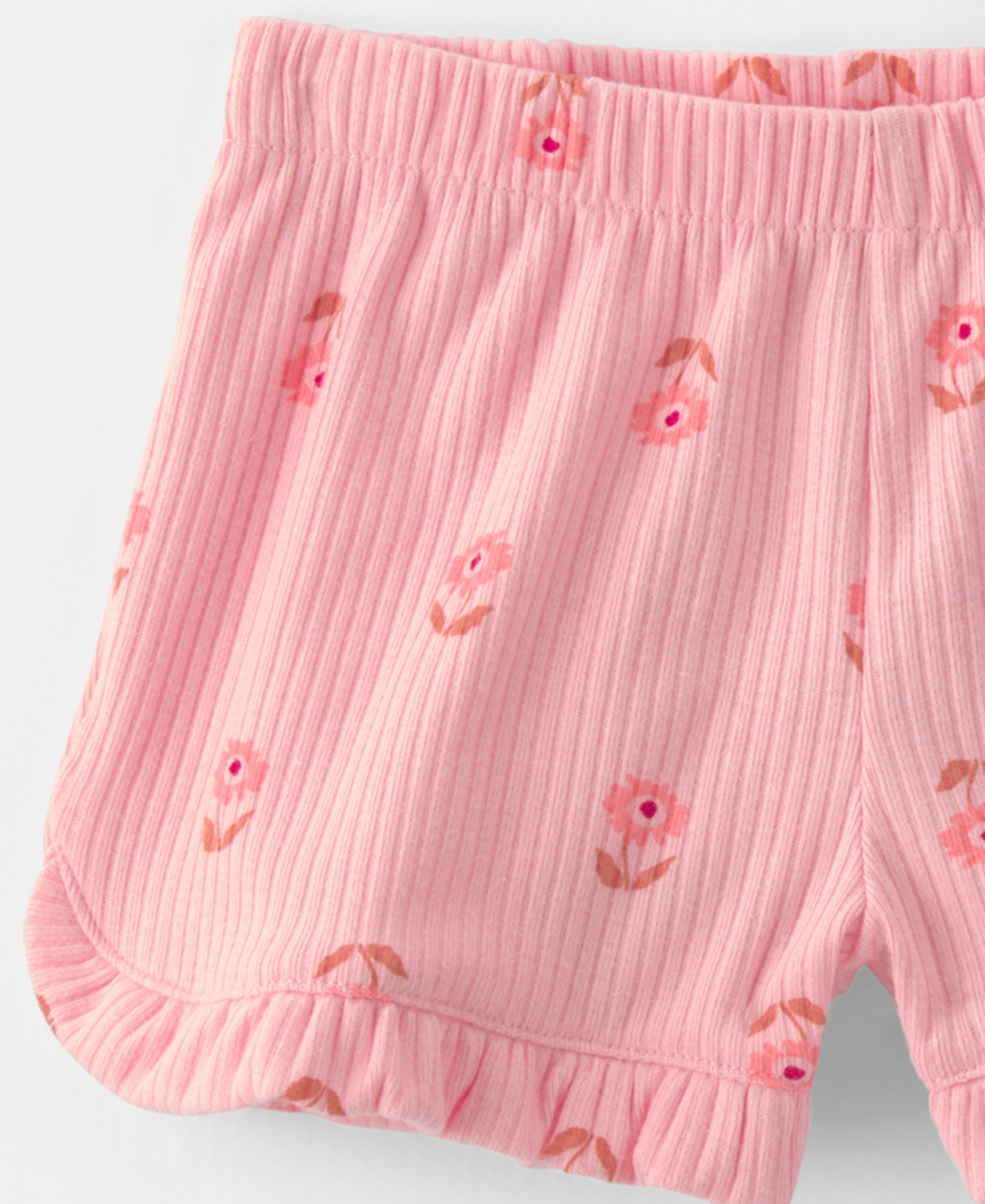 Carter's Baby Girls' Floral Sleeveless Bodysuit & Shorts, 2-Piece Set