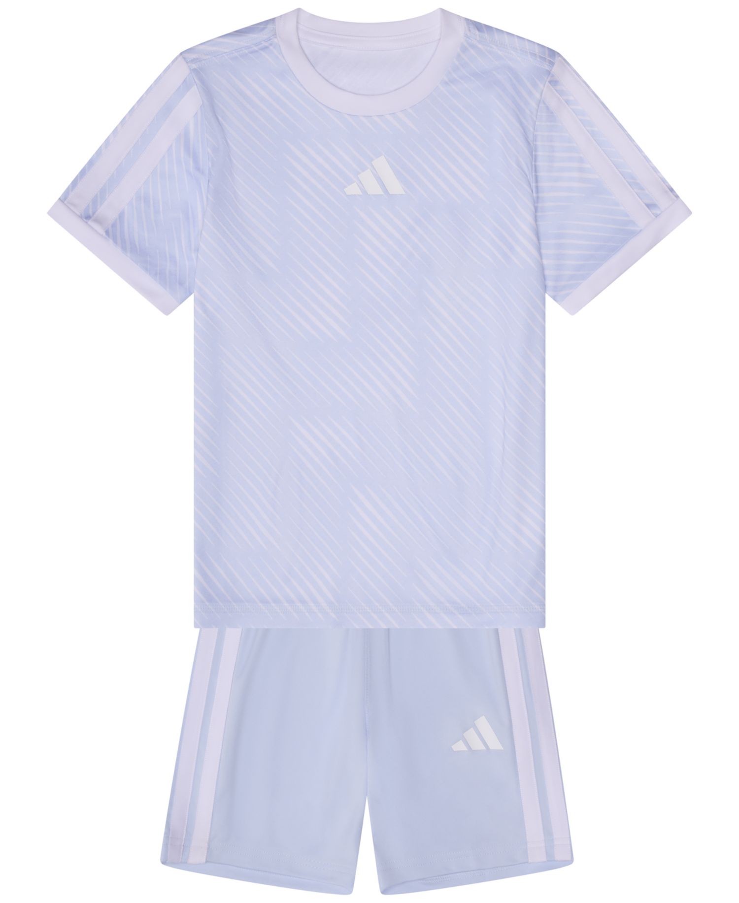 Baby Boys' Short-Sleeve Printed T-Shirt and Shorts, 2-Piece Set