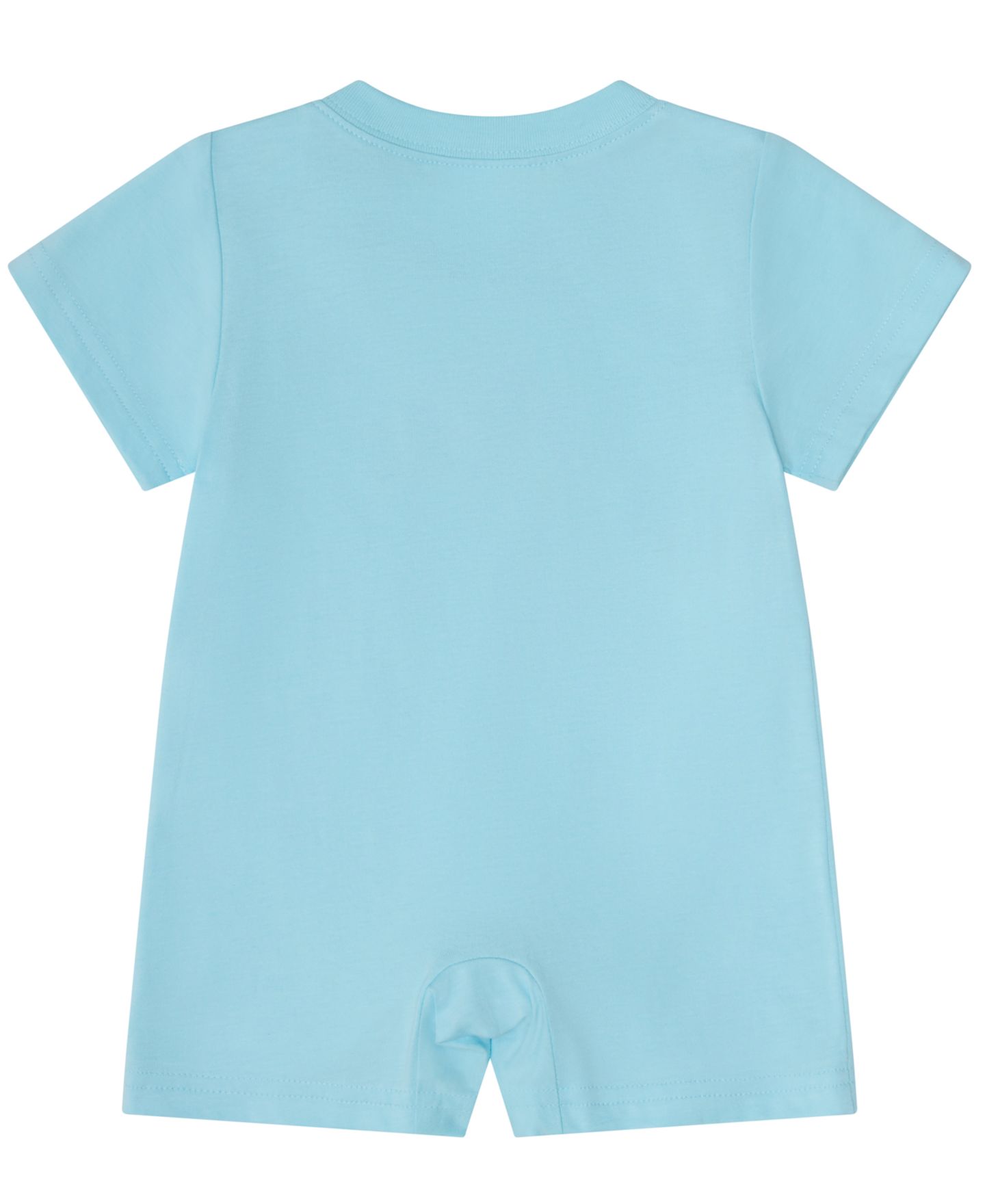 Комбинезон adidas Short-Sleeve Graphic Shortie Romper для мальчиков-малышей, цвет: Светлый синий — фото 2