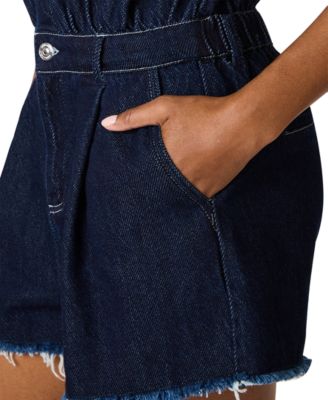 Women's Calliope Collared Short-Sleeve Romper