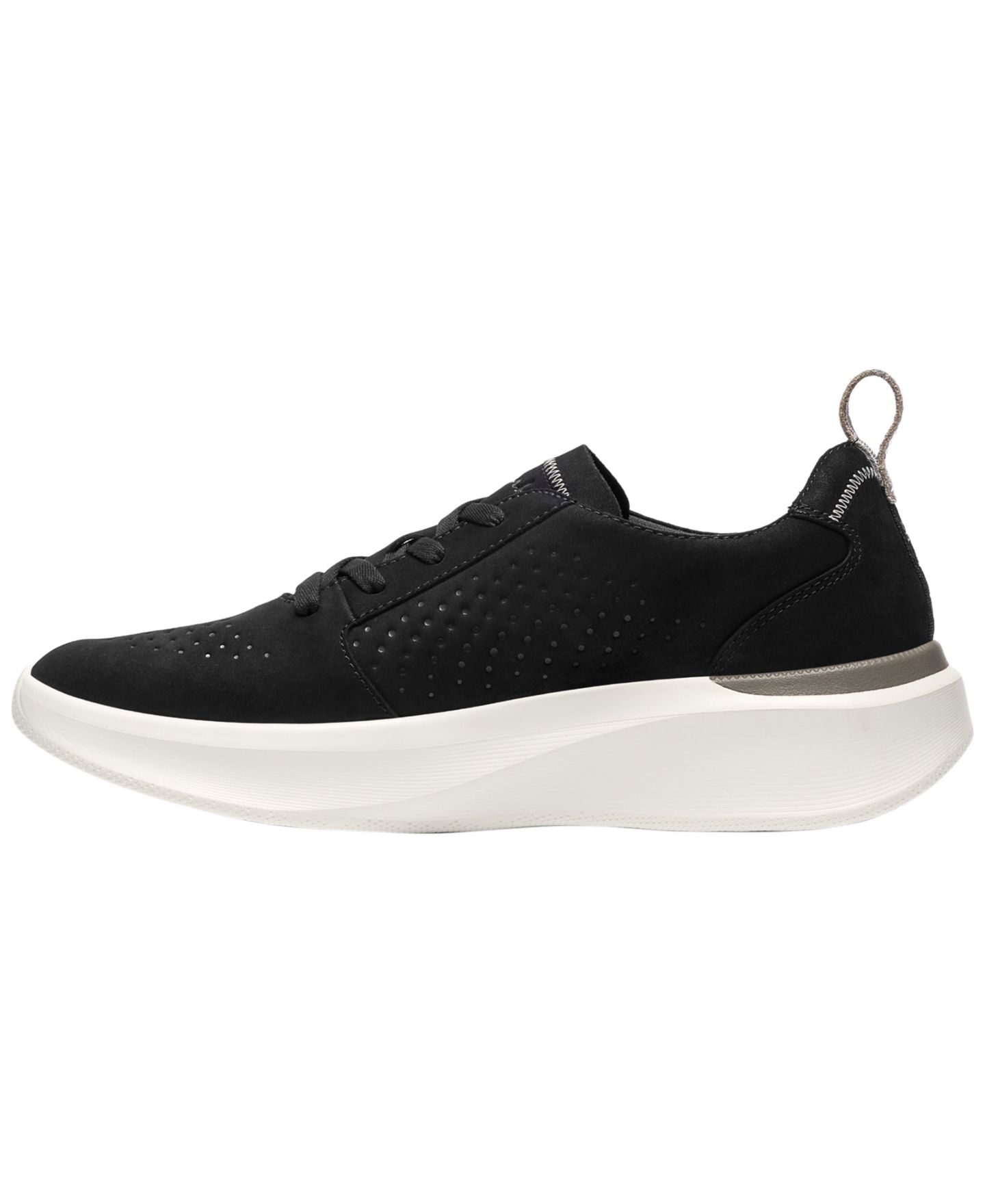 Мужские кроссовки Clarks Solevana Round-Toe, цвет: Чёрный — фото 6