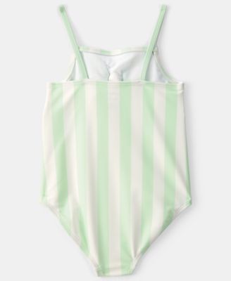 Girls' Toddler 2T-5T Striped One-Piece Swimsuit