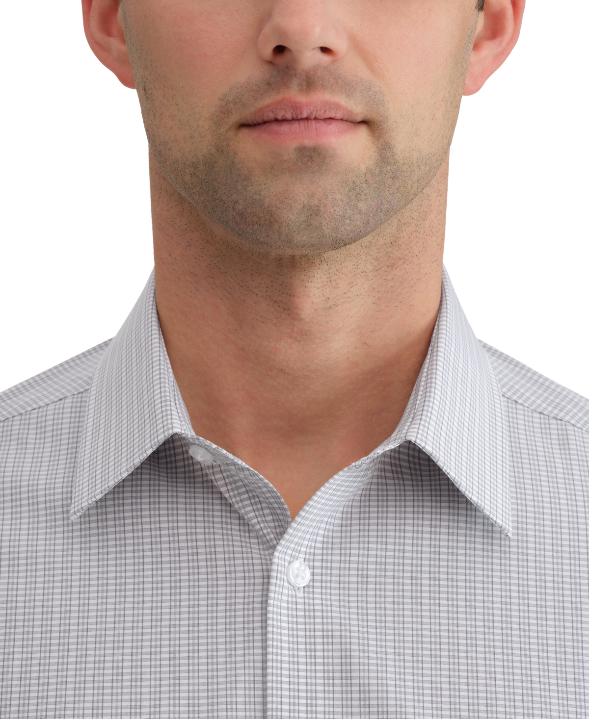 Calvin Klein Men's Multi Stretch Spread Collar Dress Shirt