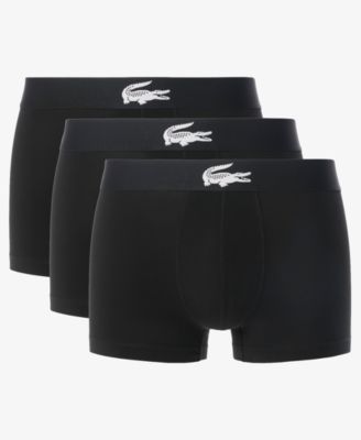 Men's Elastic Waistband Trunks, 3-Pack