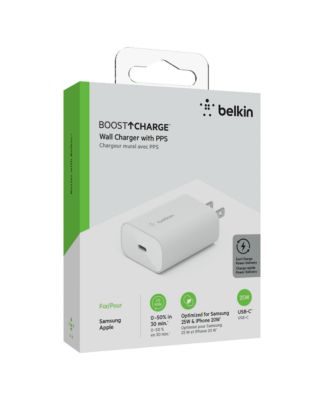 BoostCharge 25W USB-C PD 3.0 PPS Wall Charger