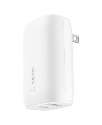 BoostCharge Dual Port USB-A and USB-C PD 37W Wall Charger with PPS