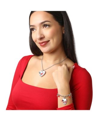 Snoopy Heart Letter Bracelet