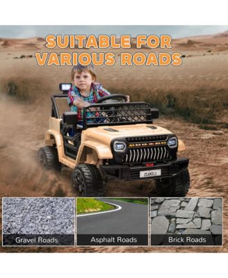 12V Kids Electric Ride On Truck with Music and Lights