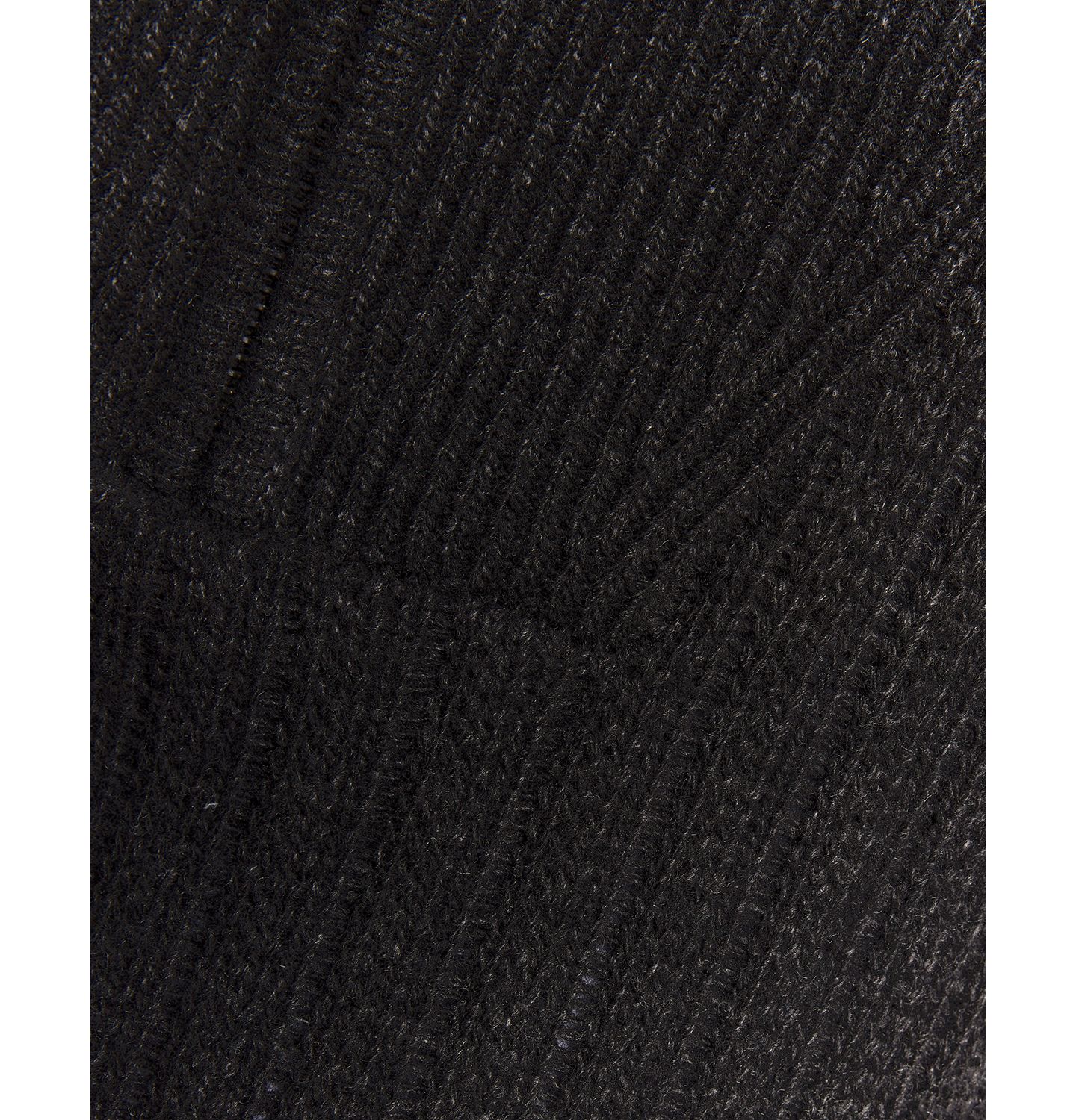 Мужской свитер Lyle & Scott Ribbed Half Zip, цвет: Угольно-чёрный меланжевый — фото 8