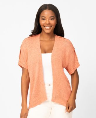 Women's Button Shoulder Cardigan