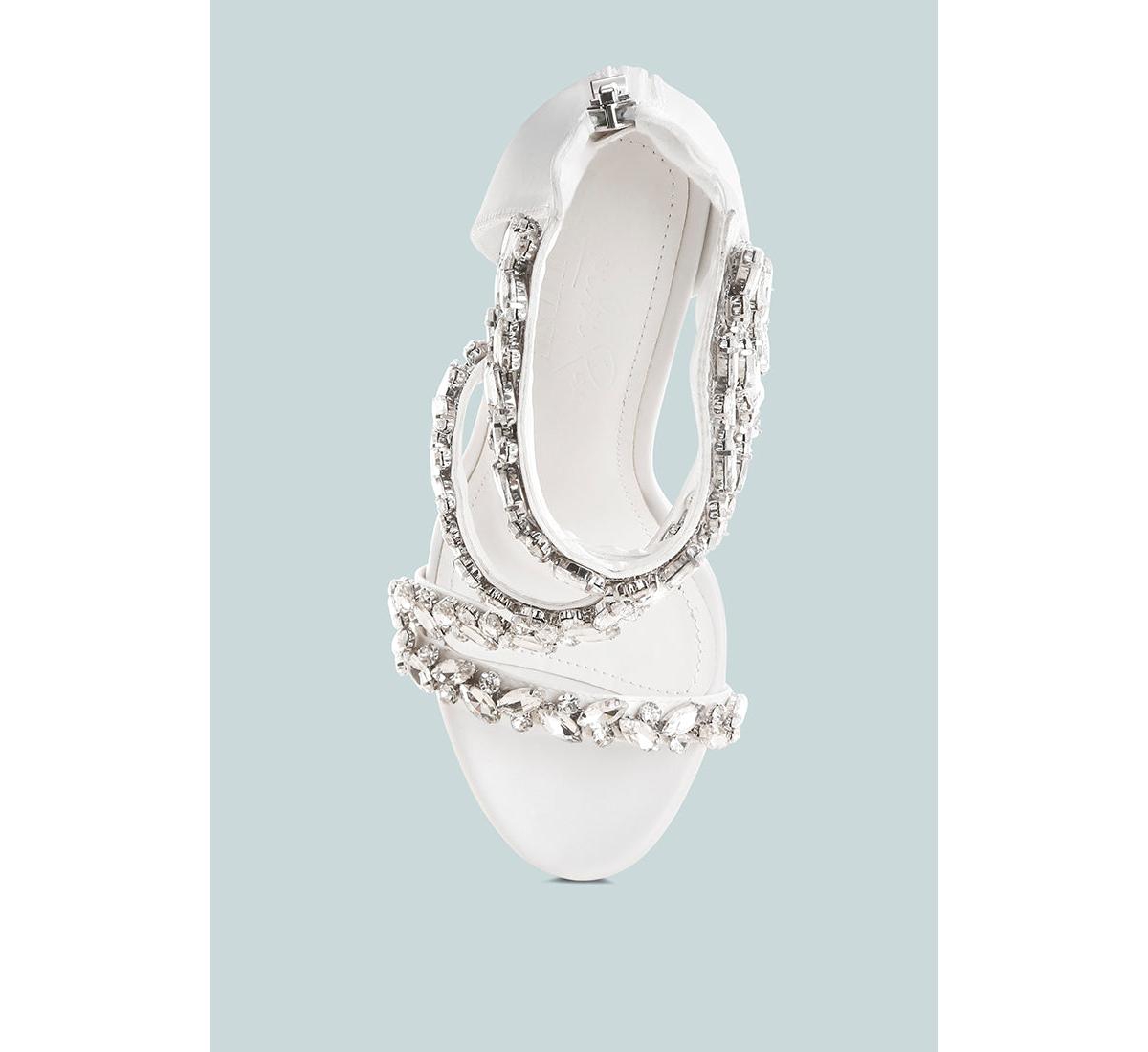 Korna Diamante Embellished Stiletto Heel Sandals