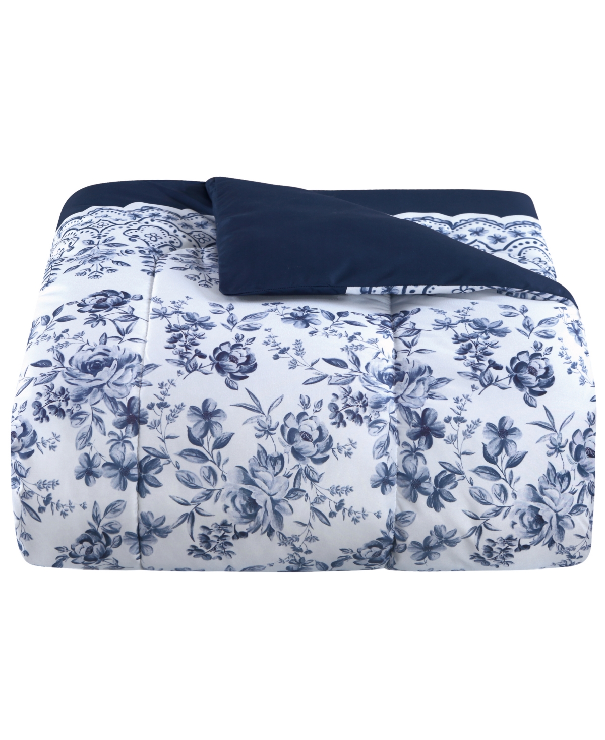 Enchante Accessories 8-Pc. Reversible Printed Microfiber Comforter Sets