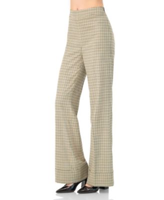 Women's High-Waisted Semi-Flare Trousers