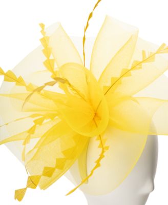 Crinoline and Feather Fascinator Hat