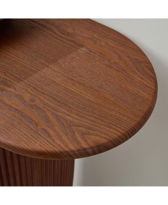 Narrow Console Table with Stainless Steel Legs, Modern Design