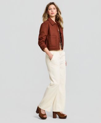 Women's Tie-Waist Drapey Jeans