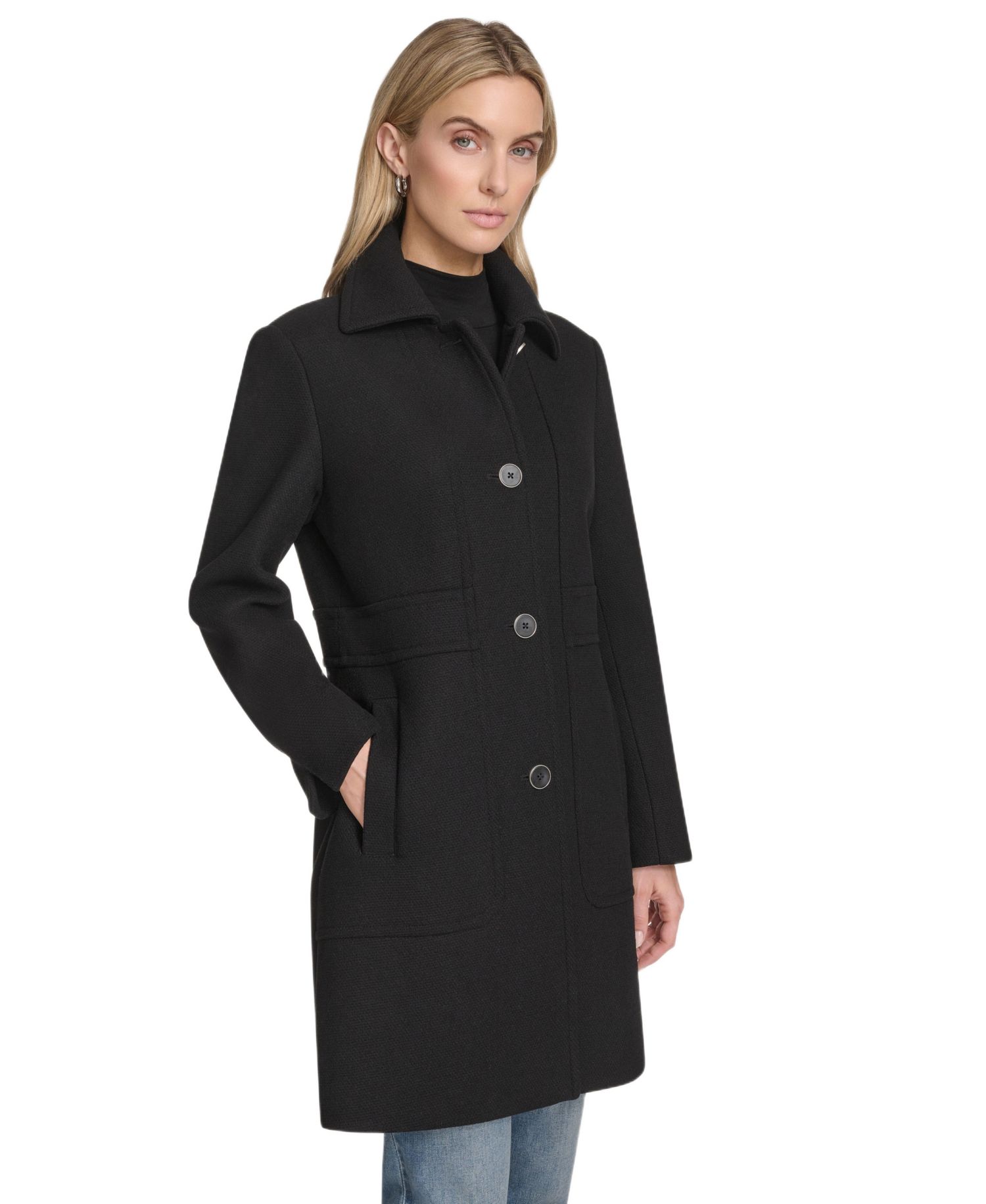 Women's Emmeline Wool Blend Slim Coat
