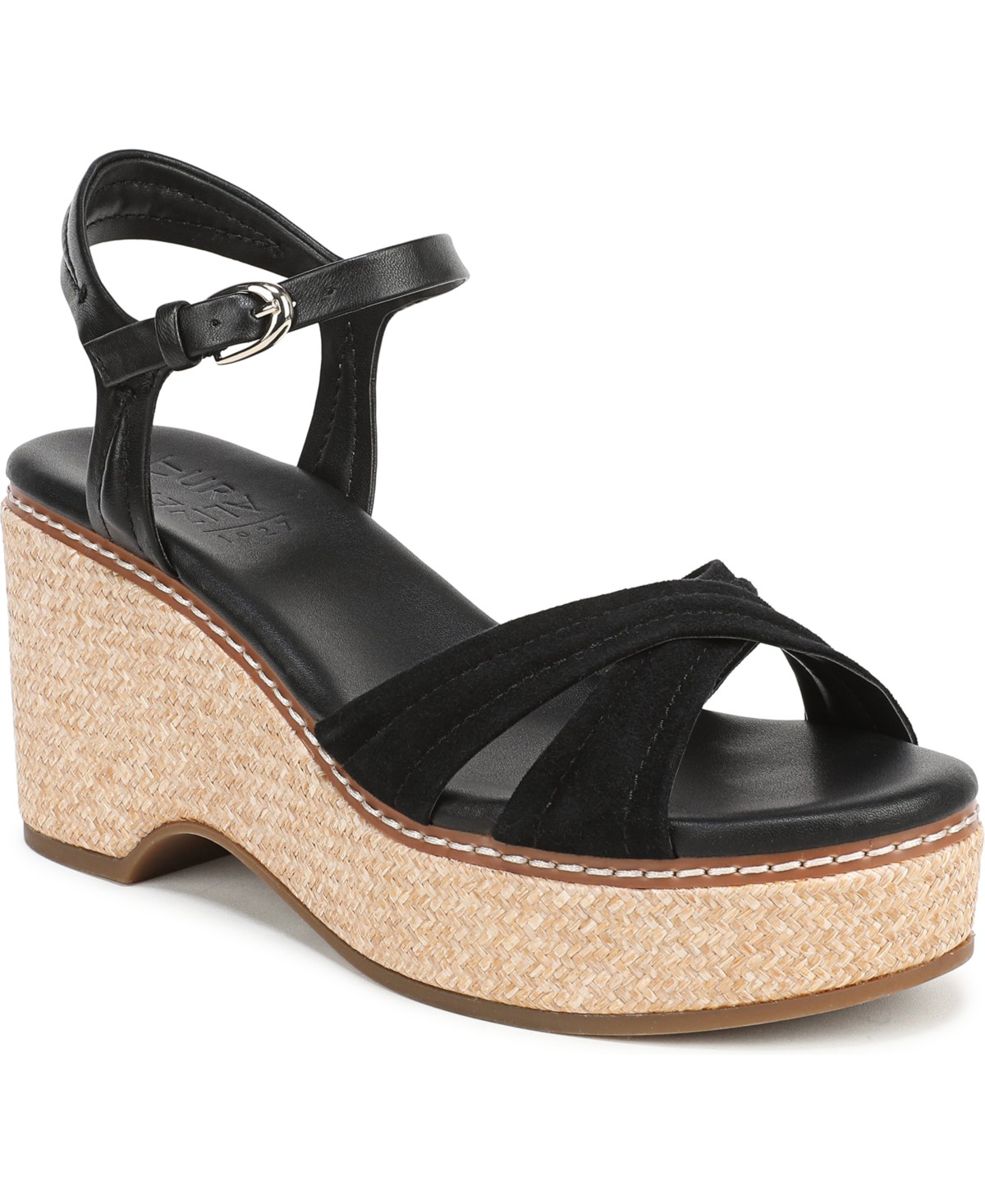 Женские сандалии Naturalizer Women's Dovie Strappy Wedge Heel Sandals — фото 1