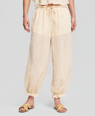 Women's Embroidered Balloon Pants