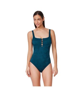 Women's Jolene Textured Square Neck One Piece
